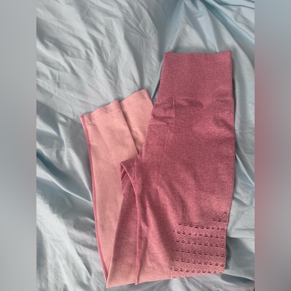 Pink Leggings - Size M - Distressed